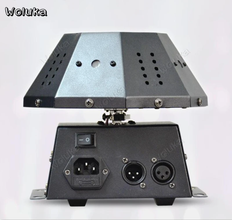 Дискотечный лазерный мини светильник RGB со вспышкой полноцветный вращающийся