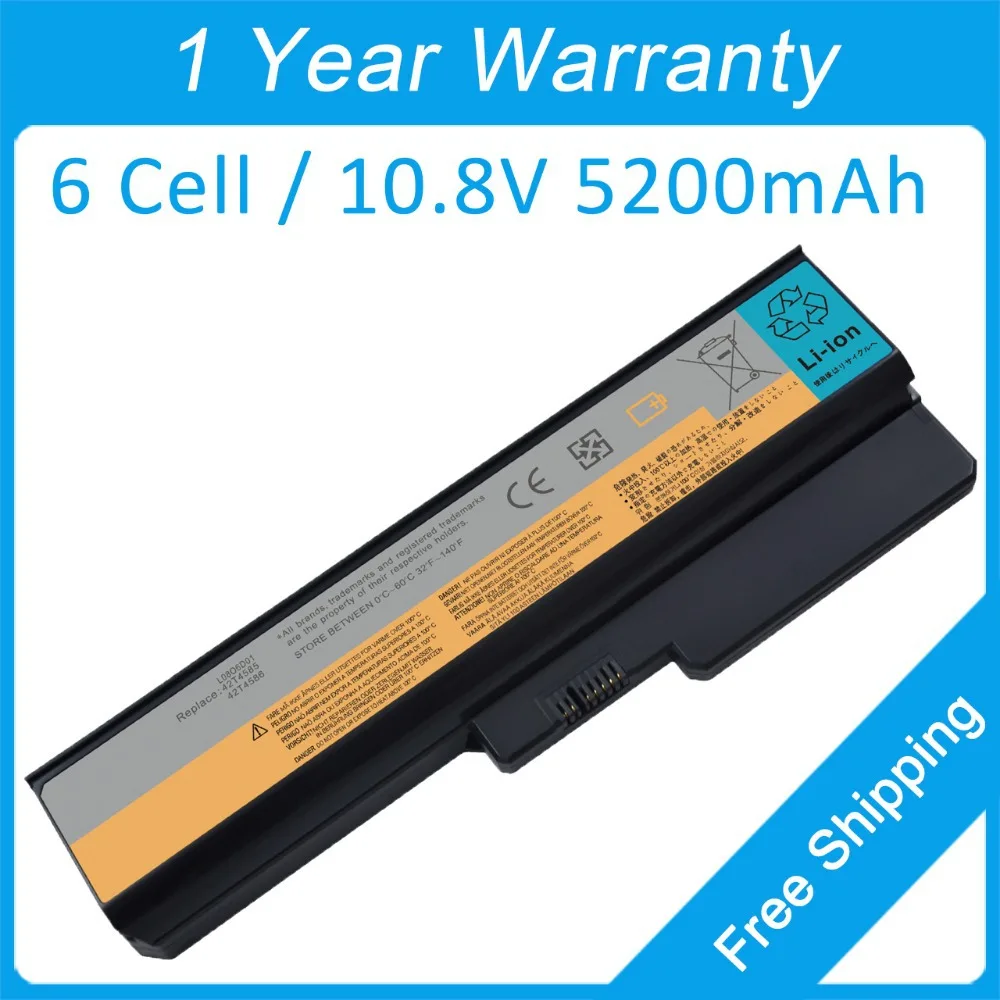 Аккумулятор для ноутбука lenovo G430 5200 3000 G530 4152 G450 4151 L08S6C02 LO806D01 LO8N6Y02 ASM 42T4586 42T4728 2949