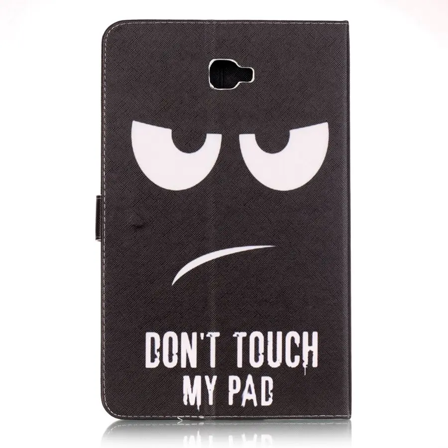 Модный чехол из искусственной кожи с рисунком для Samsung Galaxy Tab A 10 1 SM T585 T580 умный