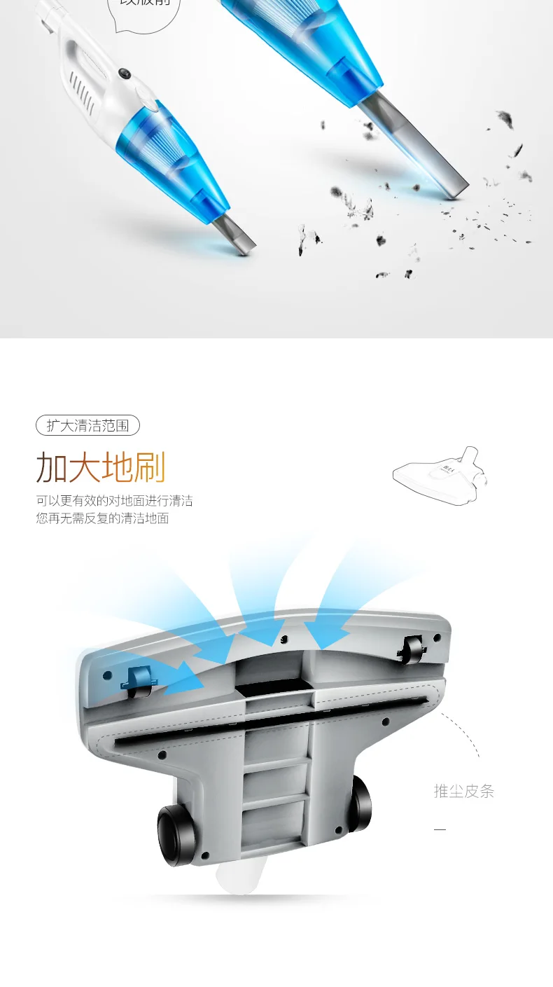 Беспроводной пылесос бытовой маленький автомобиль мини бесшумный Мощный Ручной