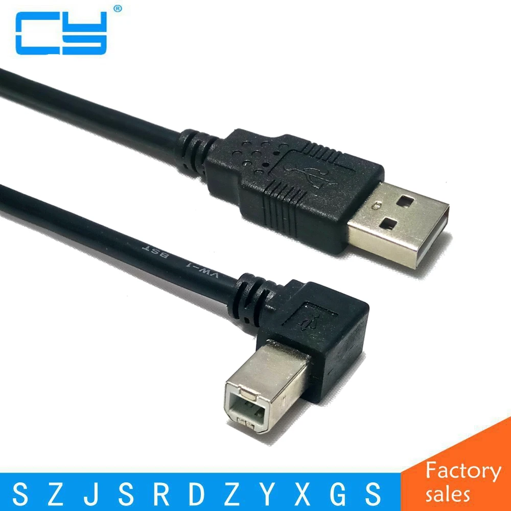 Высококачественный кабель для сканера жесткого диска USB 2 0 разъем а папа-в правый