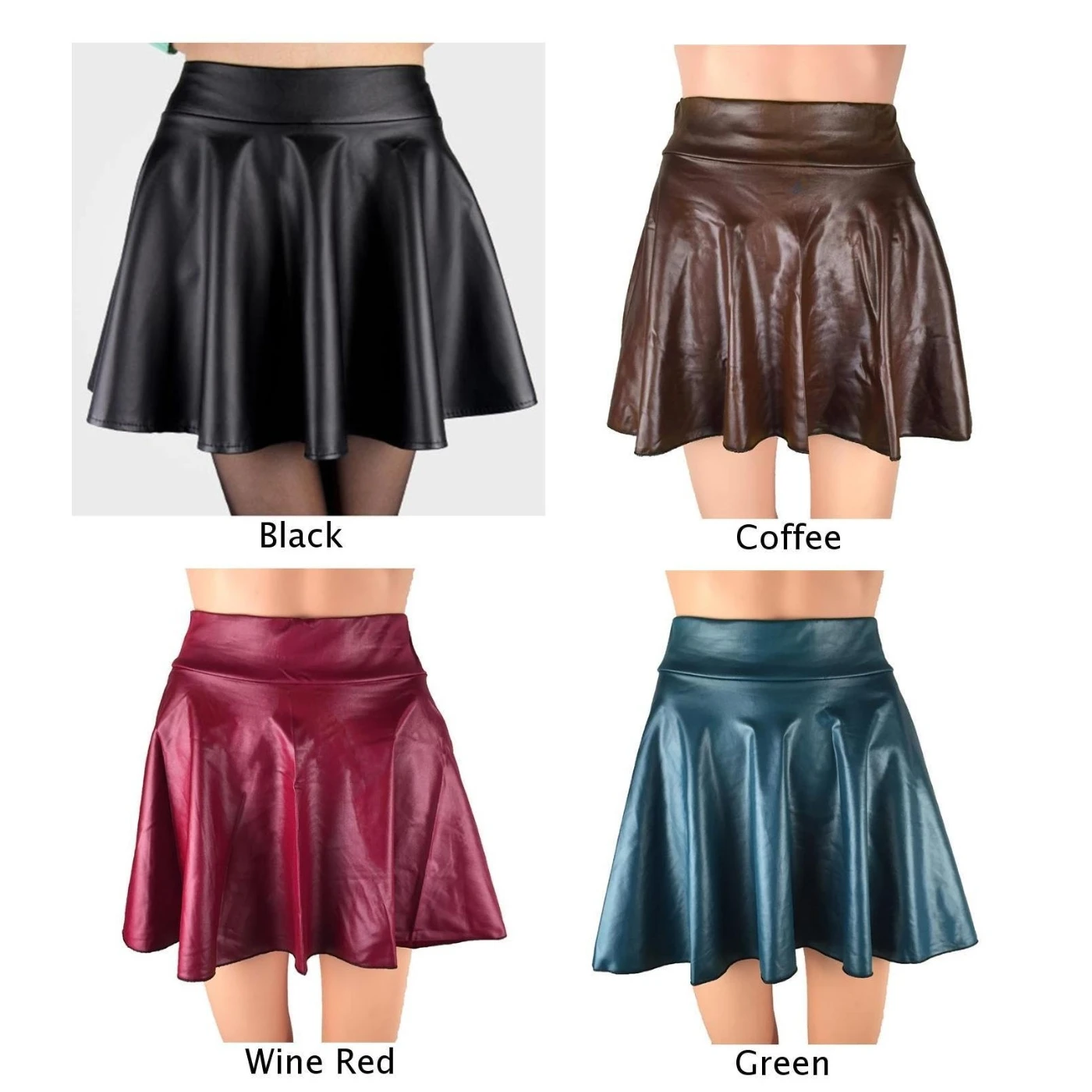 Плиссированная юбка пышная танцевальная Готическая панковская Клубная одежда