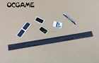 OCGAME 5 компл.лот, высокое качество, черный корпус, наклейка, накладные уплотнения для ps4, чехол,