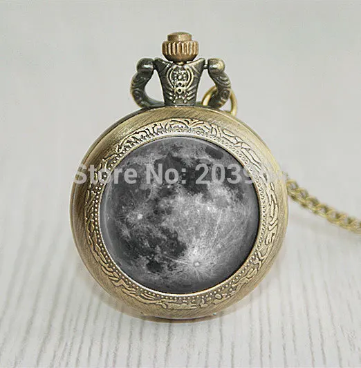 Новые полнолуние 12 шт./лот карманные кварцевые часы оптовая продажа ювелирных