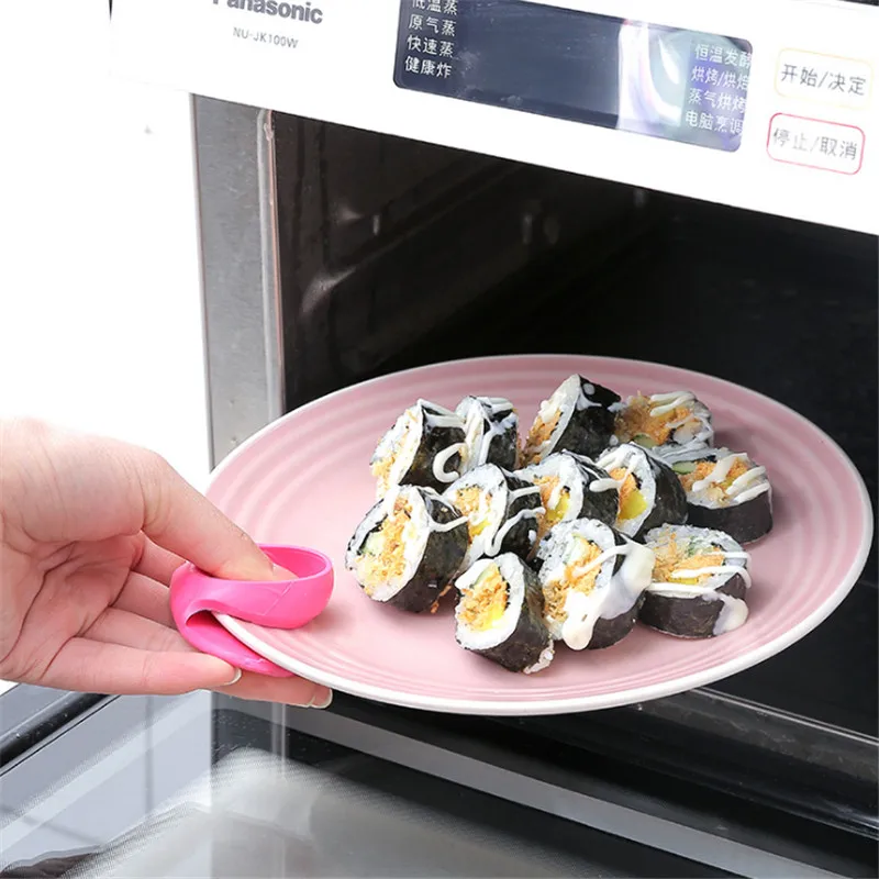 1 шт. силиконовые кухонные гаджеты с зажимом для пальцев противоскользящие