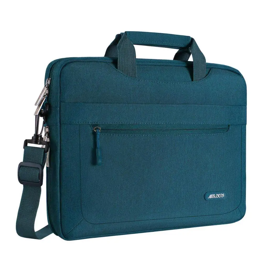 Deep Teal Color MOSISO сумка на плечо для ноутбука 11 13,3 15,6 17,3 дюймов водонепроницаемая сумка для компьютера для мужчин и женщин сумка для ноутбука для MacBook Air Pro 13 15 чехол - Цвет: Deep Teal Color