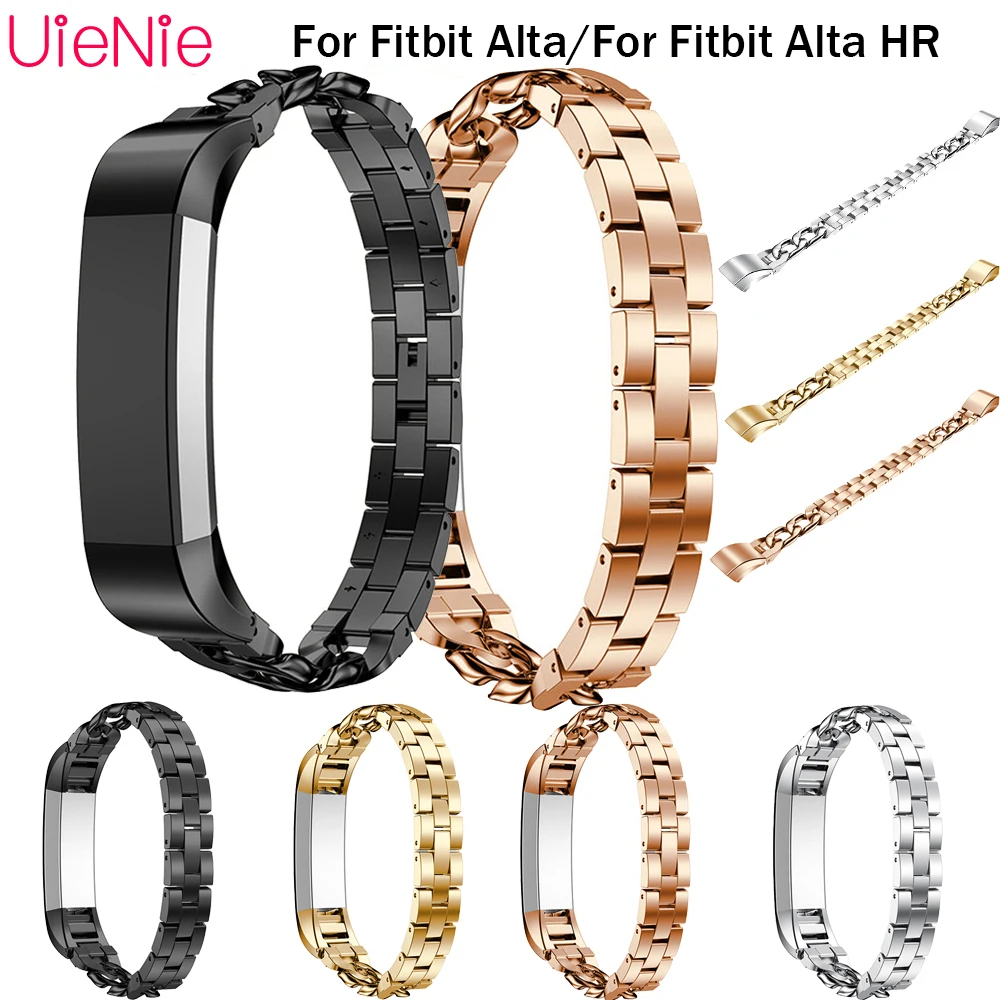Для умных часов Fitbit Alta frontier/классический Однорядный джинсовый сменный ремешок на