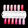 ROSALIND False Nail Tips Fake Color Card Transparent White Buckle Ring Nail Art Practice Display Tools Manicure Nail Accessories