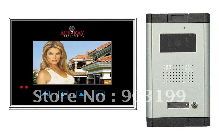 Топ продаж 7 &quotцветной сенсорный экран видео телефон двери/домофона/домофон 1 до +