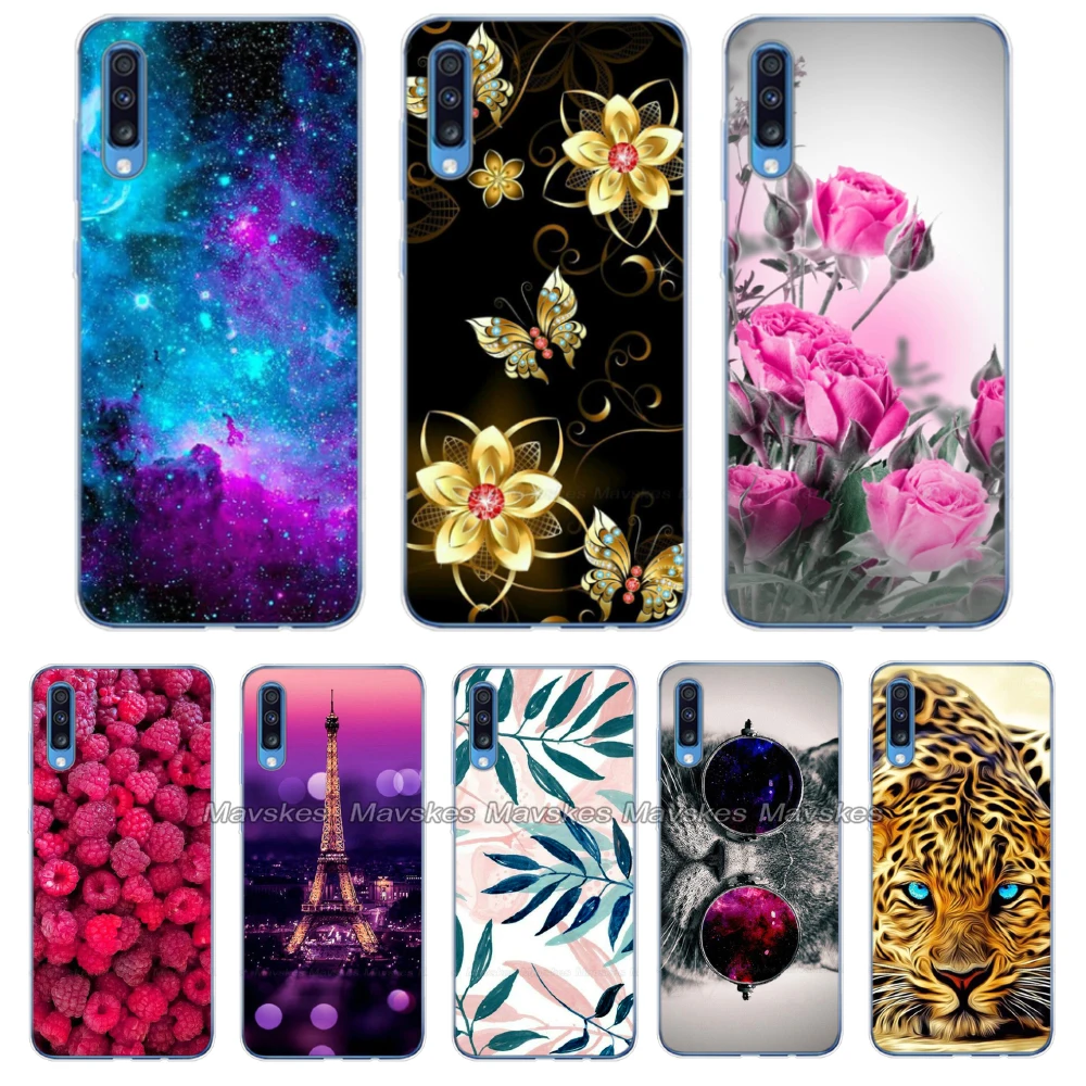 soft silicone case for Samsung A70 Case 6.7&quot Soft TPU Back Cover Galaxy A 70 A705 A705F Phone shell Coque bags | Мобильные