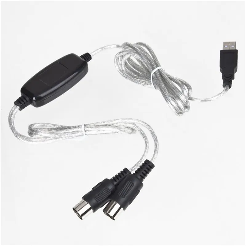 USB-кабель-преобразователь средней длины с ПК на музыкальную клавиатуру |
