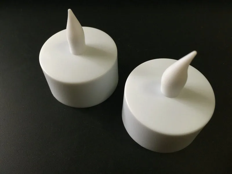 Набор из 6 матовых перезаряжаемых беспламенных светодиодных чайных свечей с