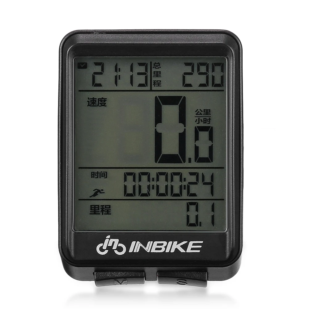 INBIKE непромокаемый Велосипедный компьютер Спидометр измеряемая температура