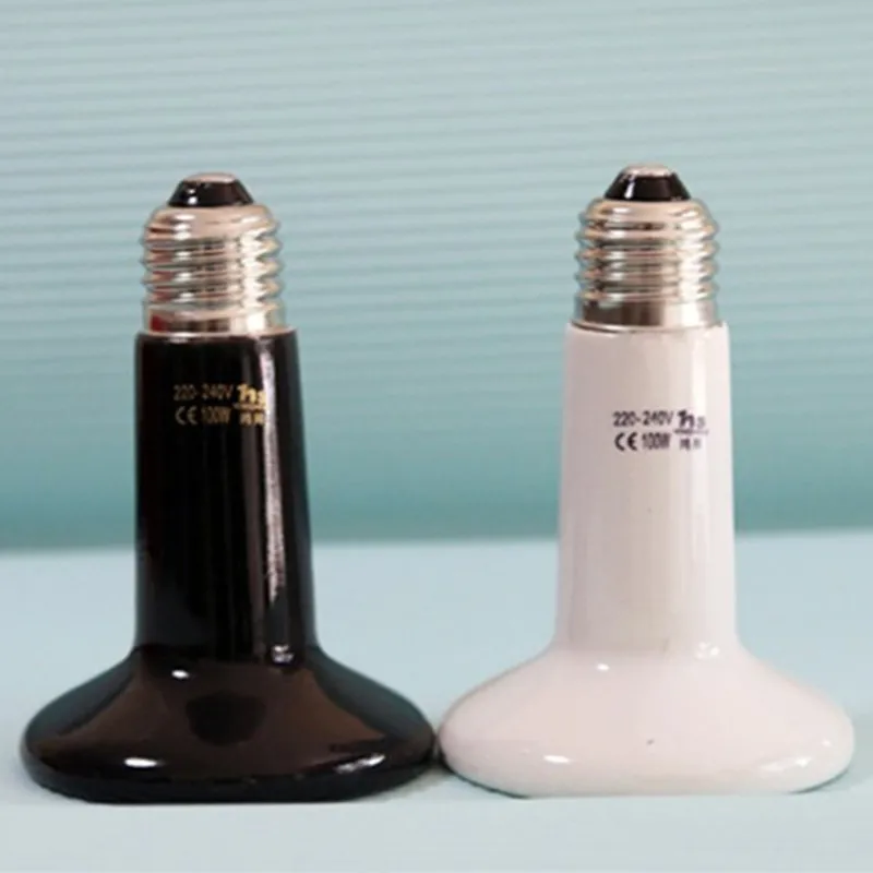 Тепловые Лампы для рептилий 6 продуктов тепловые лампы ящериц змеи 25W50W75W 100W150W200W
