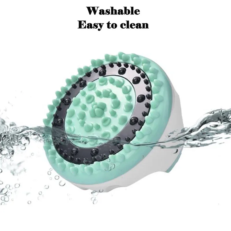 Силиконовая электрическая Массажная щетка для целлюлита водонепроницаемая