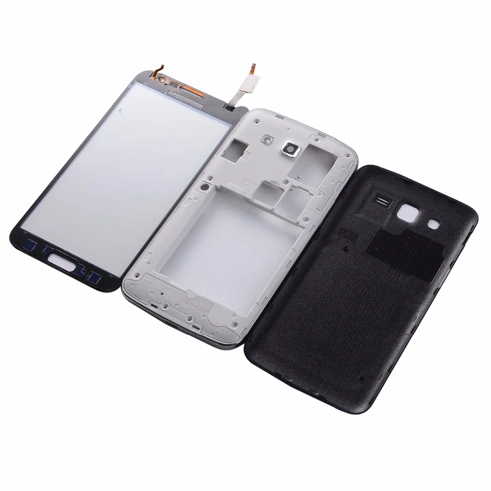 Для Samsung Galaxy Grand 2 II Duos G7102 G7106 корпус средняя рамка Задняя крышка батареи +