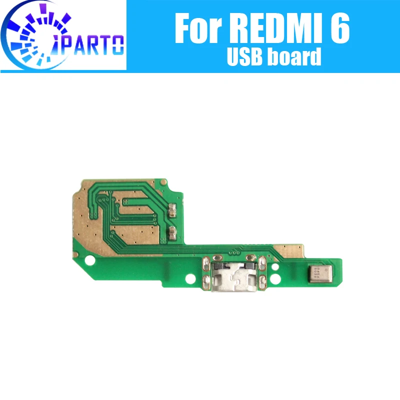 

Usb-плата для Xiaomi REDMI 6, 100% оригинальная, новая, для зарядного устройства, Сменные аксессуары для сотового телефона Xiaomi REDMI 6