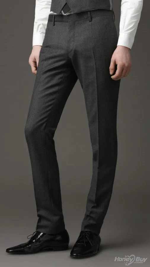 Изготовленные на заказ свадебные костюмы с брюками угольные отложным воротником