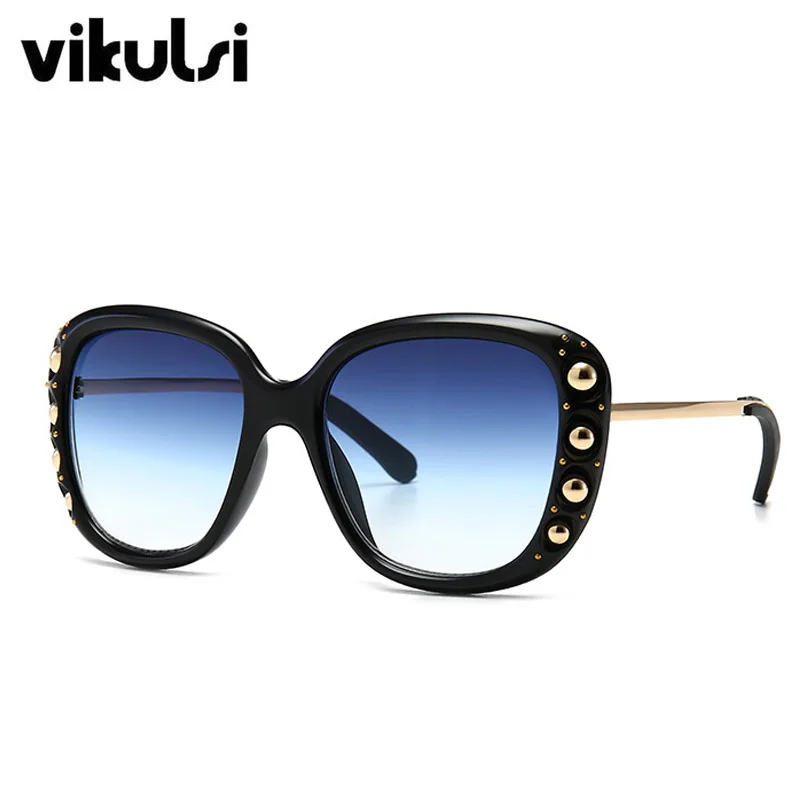 Женские квадратные солнцезащитные очки унисекс винтажные брендовые