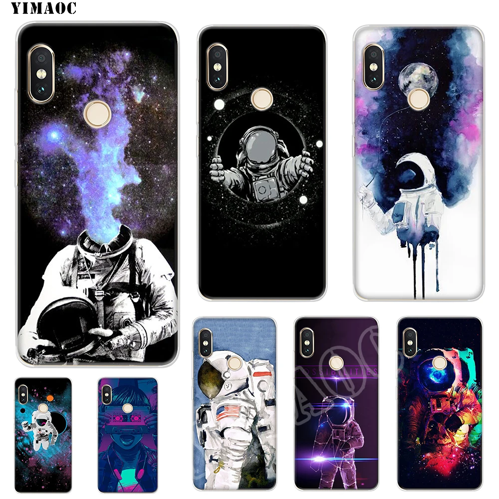 Мягкий силиконовый чехол YIMAOC astronaut WaterColor sketch для POCOPHONE F1 Xiaomi Redmi Note 6 7 Pro 6A Mi 8 Lite TPU -