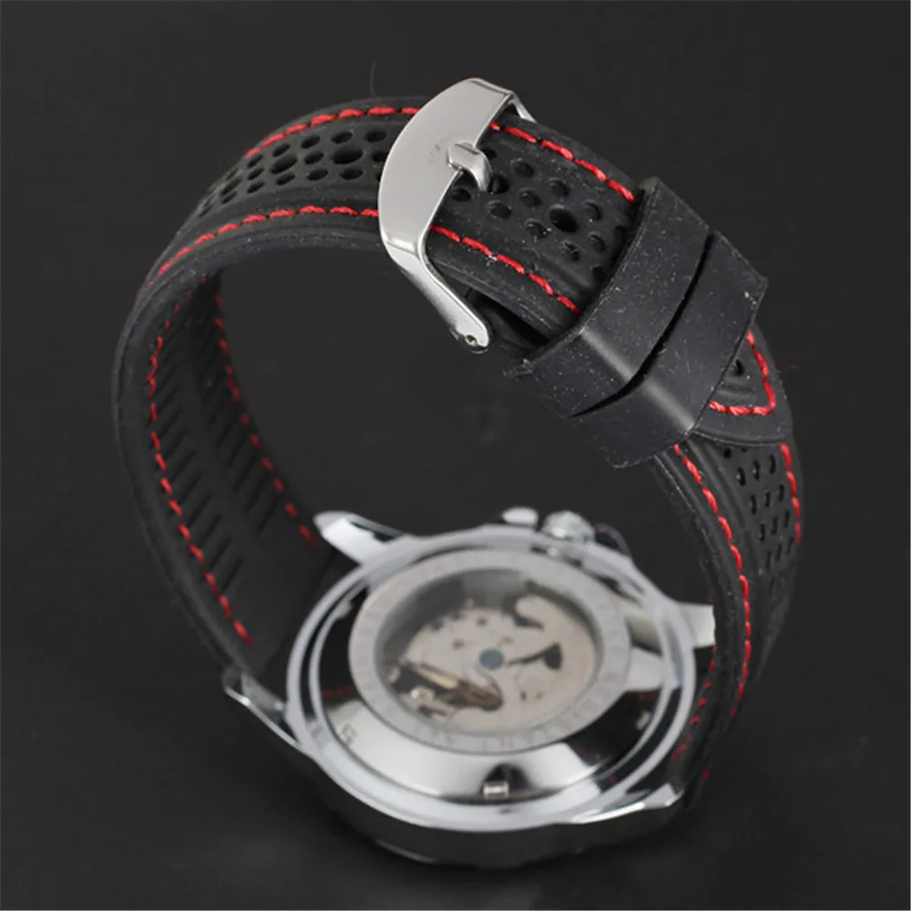 Мужские наручные часы WINNER армейские спортивные автоматические механические со