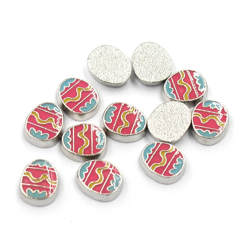 20 шт./лот Новый Дизайн Модные Пасхальные яйца Плавающие Подвески с памятью|memory