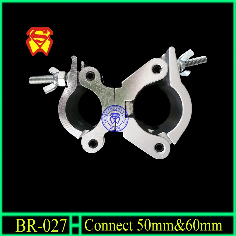Алюминиевый G образный зажим поворотный двойной для сценической фермы