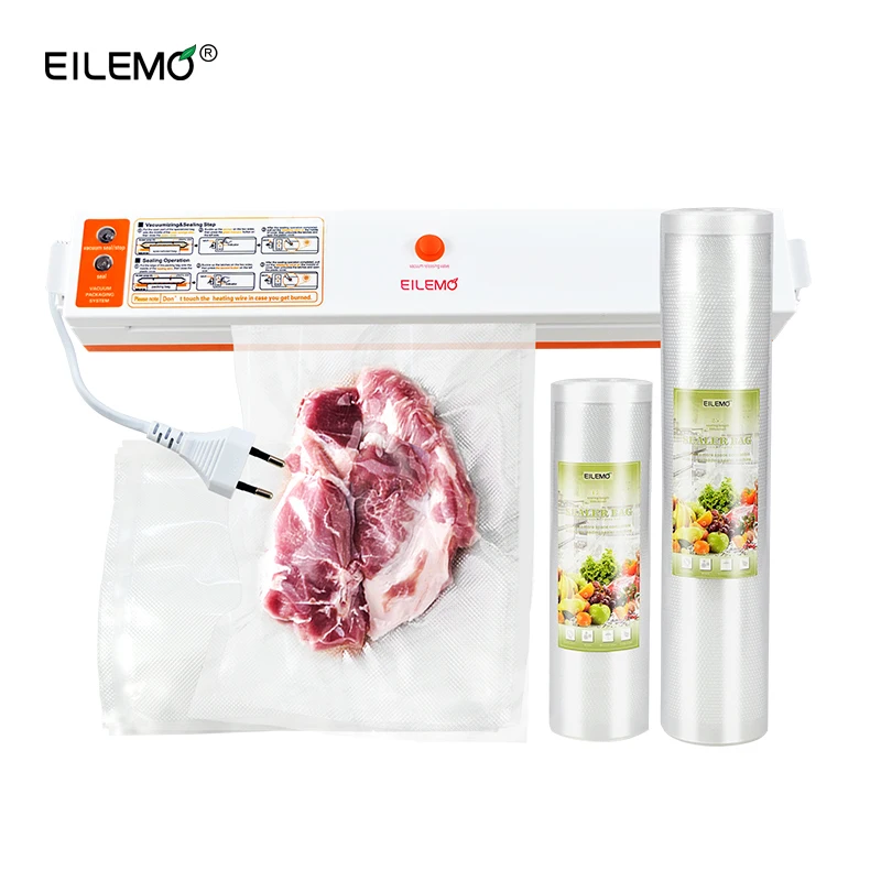 EILEMO Еда вакуумный упаковщик машина вакуумные пакеты для 15 шт. упаковка сумки