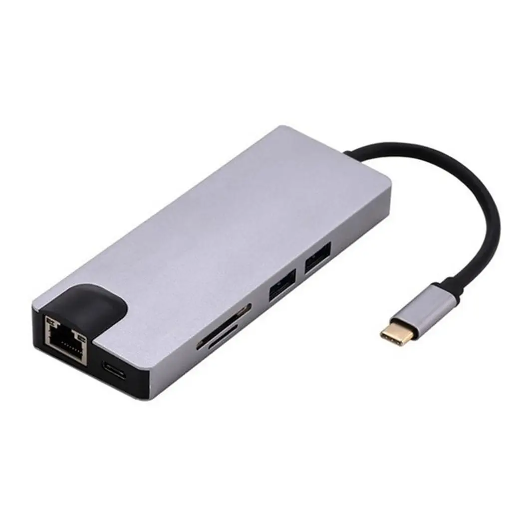 Type-C к RJ45 type-C док-станция USB3.1 многофункциональный конвертер type-c HDMI адаптер |
