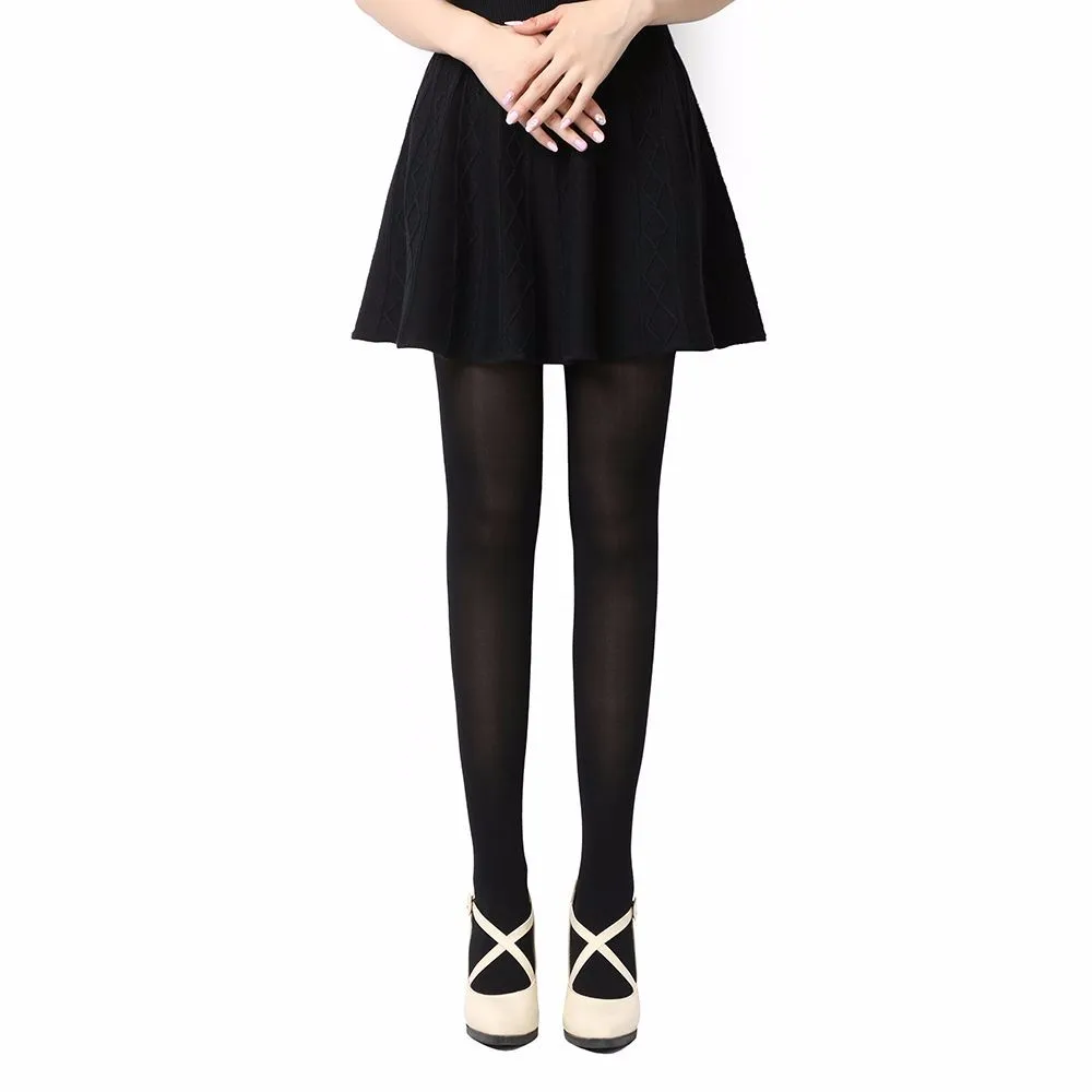 LOHH 6 Color Elastic Women Tights Brand Velvet 80D Girls Autumn Spring Pantyhose Sexy Stockings Skinny mesh pantyhose | Женская одежда