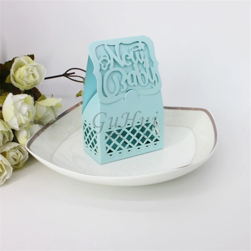 Синий и розовый день рождения коробка конфет DIY мальчик девочка счастливые