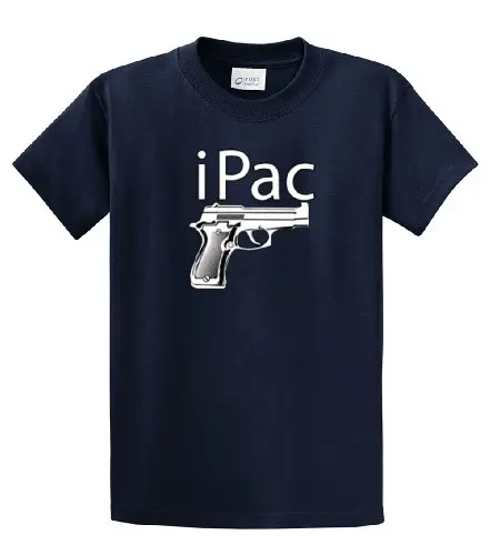 Создать Рубашки Онлайн iPac Право на Оружие 2-ая Поправка Взрослых Короткие