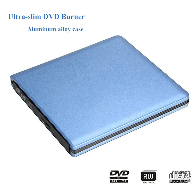 Компьютерные USB 3,0 Внешний Оптический привод компакт-дисков DVD VCD player компьютер ноутбук мобильный оптический привод компакт-дисков/устройство для записи dvd-дисков без диска