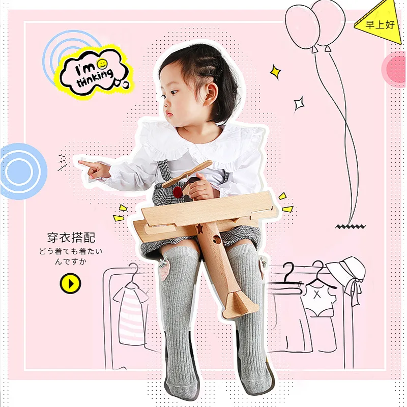 Носки с рисунком из мультфильма для девочек новые осенние Хлопковые гольфы