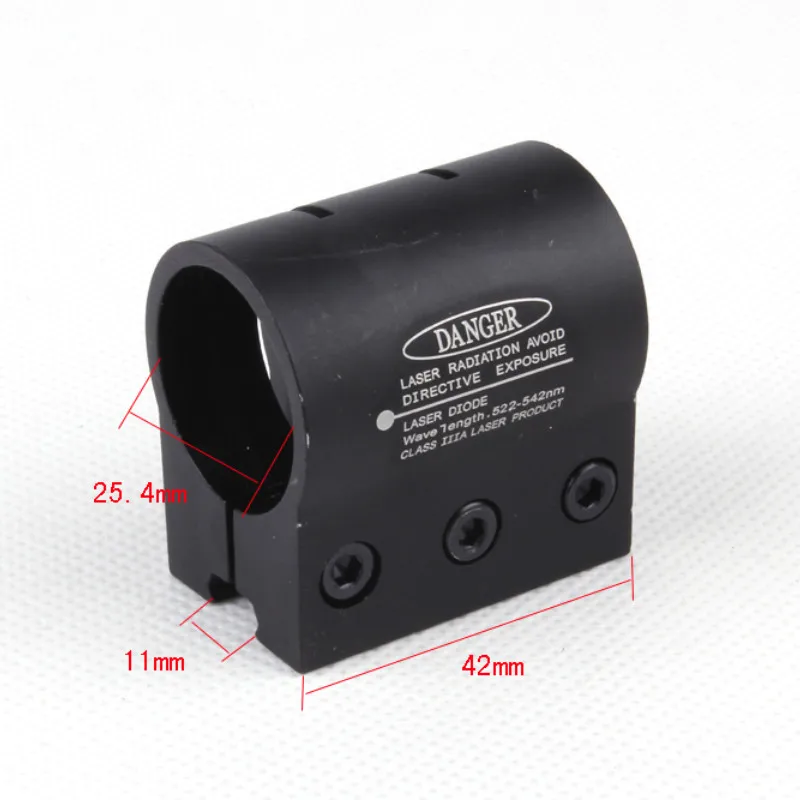 

Mounts 25.4mm Caliber for Flashlight/Lazer Barrel/Scope 11mm Rail