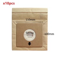 10pcs universal vacuum cleaner dust paper bags 100110mm diameter 50mm for philips electrolux midea vacuum cleaner accessories