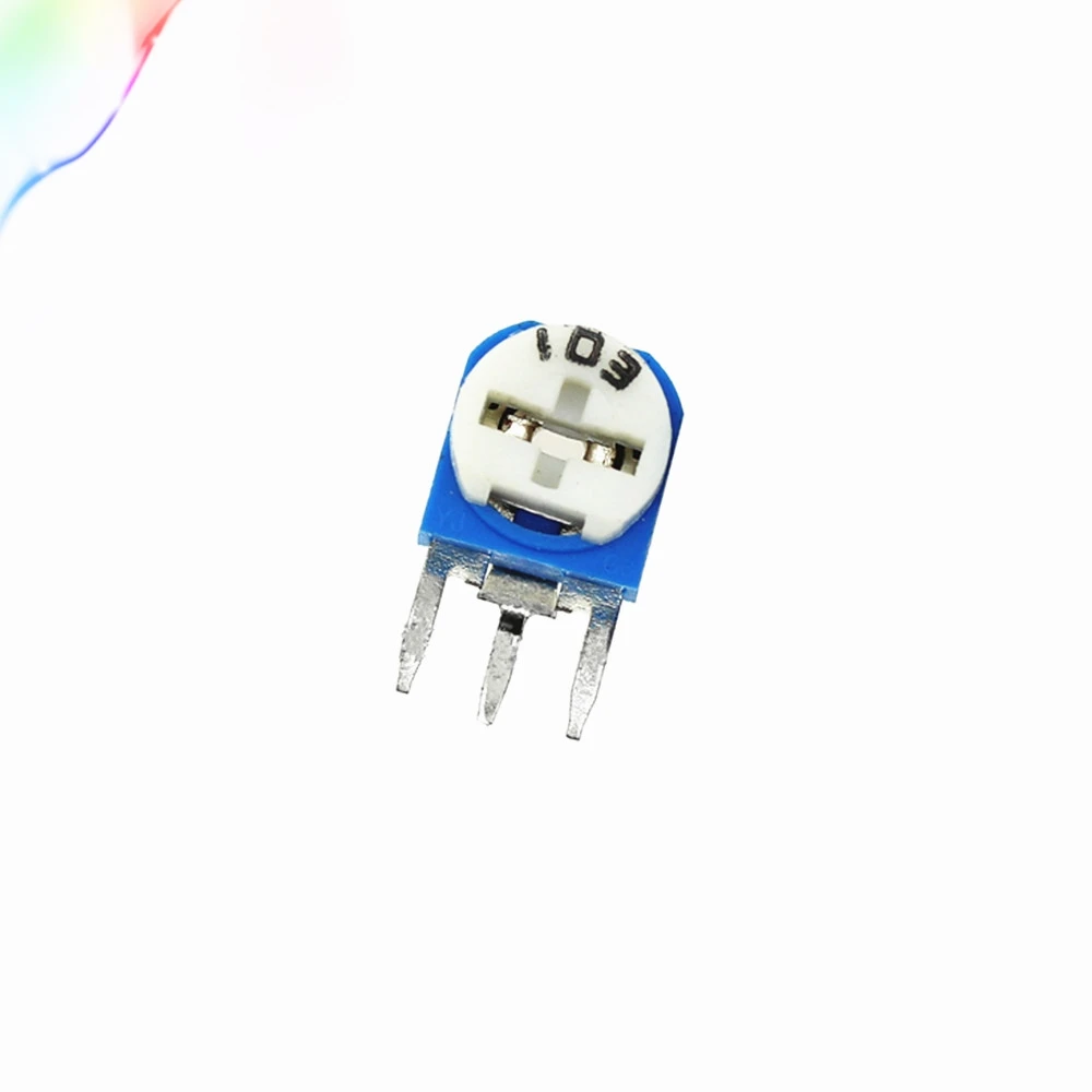 Потенциометр сопротивления RM063 (синий белый) синий и белый можно отрегулировать 1K