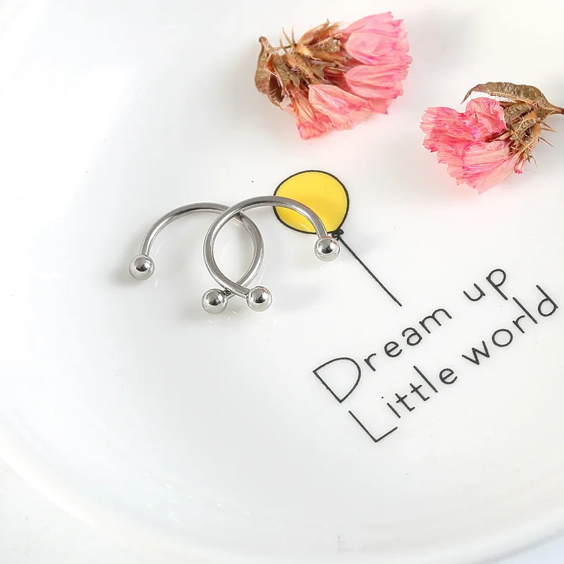 Серьги гвоздики из титановой стали в Корейском стиле|Серьги-гвоздики| |