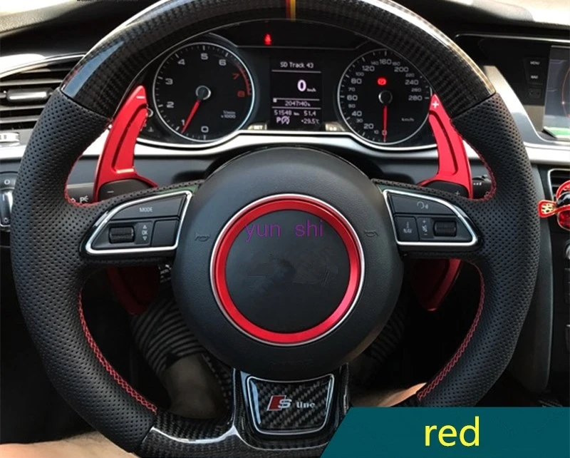 Аксессуары для руля Audi A3 A4L A5 A6L A8 Q3 Q5 Q7 S5 TT 2 шт.|car accessories|paddle shiftcar decoration stickers |