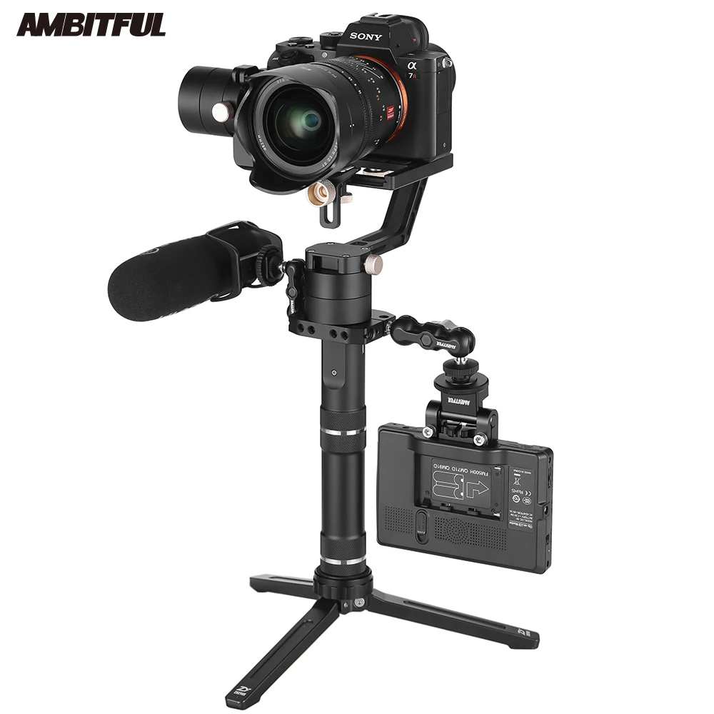 AMBITFUL DSLR камера видео монитор стабилизатор стержень зажим для крана V2 кран плюс м