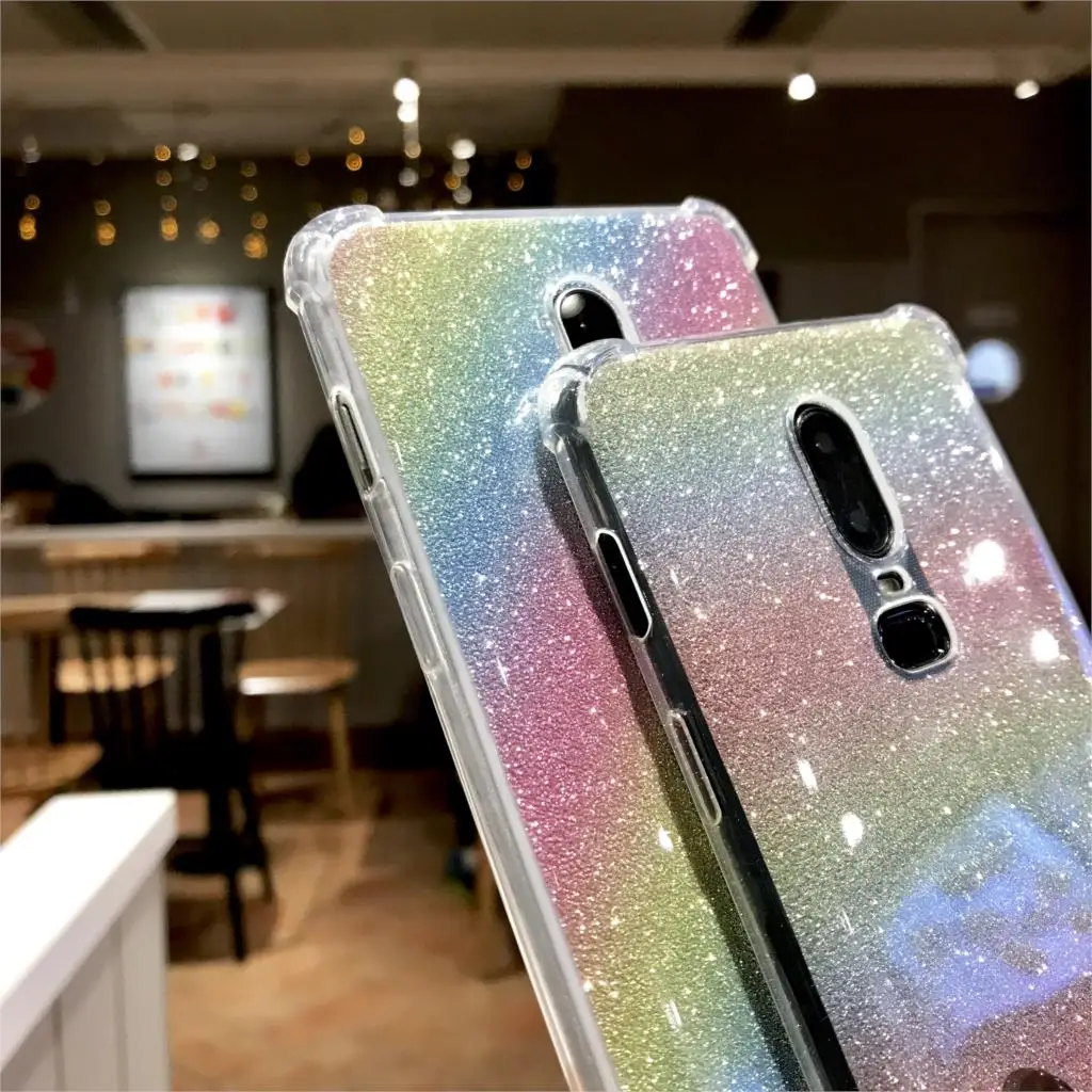 Rainbow Anti-Shock Case For OnePlus 6 6T 5T 5 LG G6 G7 Q6 V10 V20 V30 TPU Sony Xperia XA XA2 Ultra Meizu M3 M5 Note M5S M5C M6T |