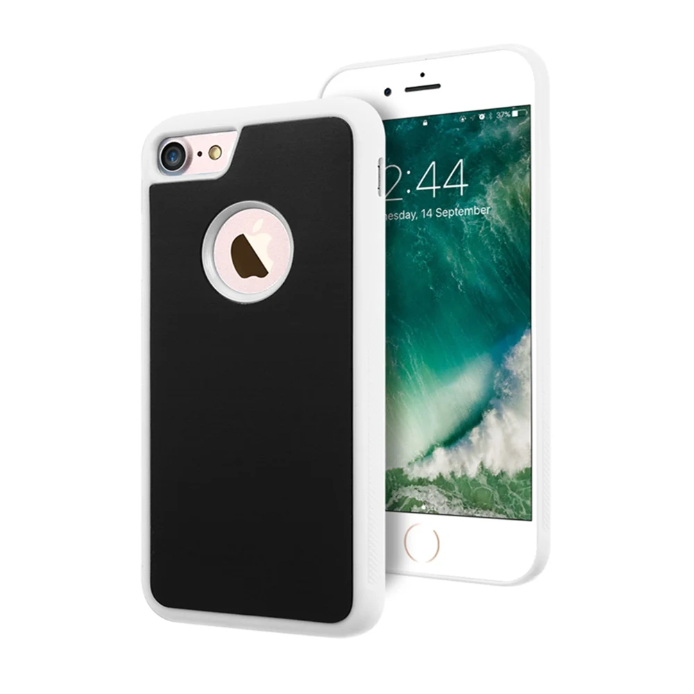 Чехол KISS, волшебный антигравитационный чехол для iPhone 7, 6, 6 S, всасывающий силиконовый чехол, чехол для iPhone 7, 6, 6S Plus, антигравитационный АДСОРБИРОВАННЫЙ чехол s - Цвет: White