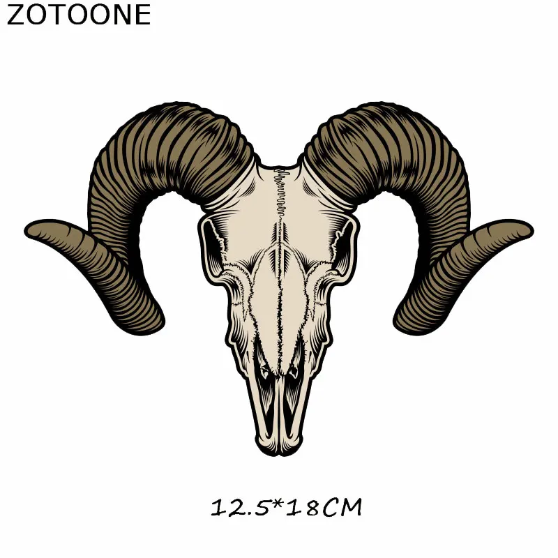 ZOTOONE крутые модные нашивки с животными для одежды моющиеся наклейки сделай сам