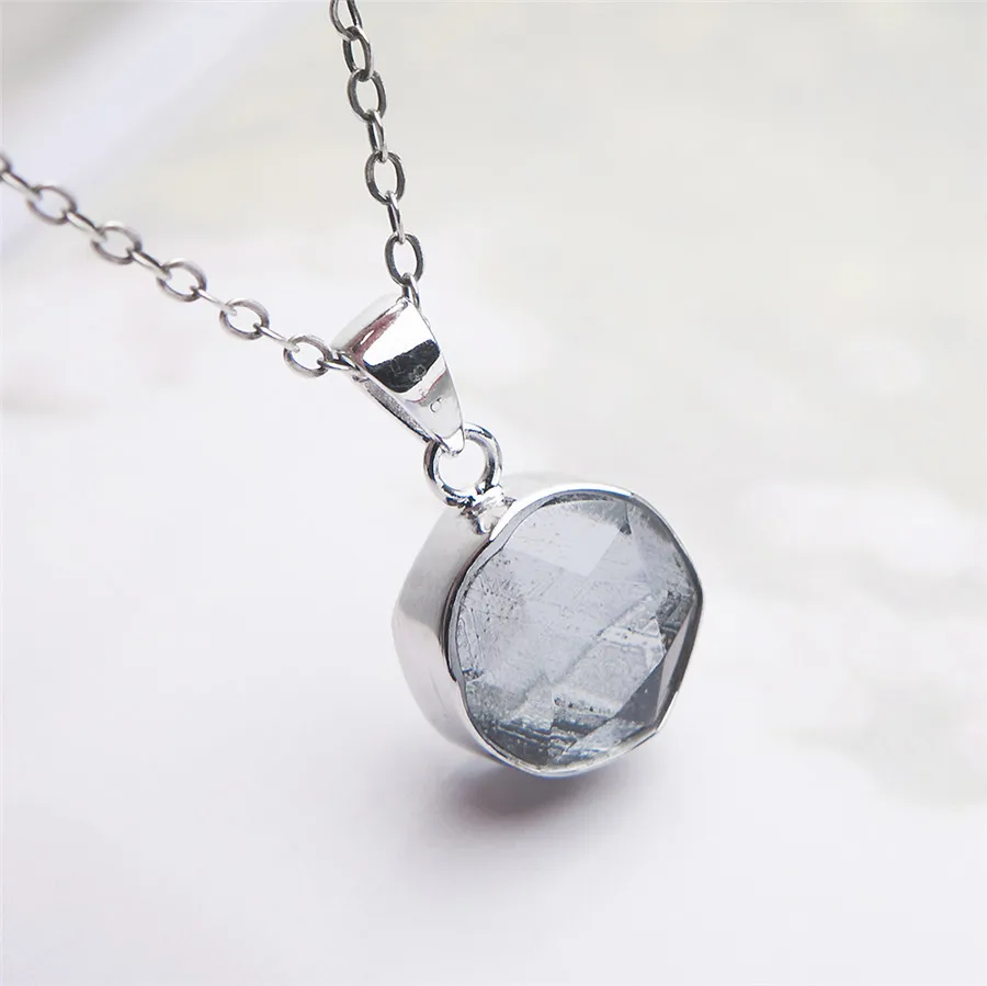 Подлинное натуральное ювелирное ожерелье с подвеской из железного метеорита в