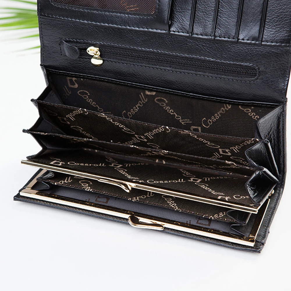 Кошелек кожаный женский кожа женщины кошелек Роскошные Дизайн дамы партия