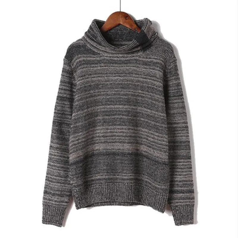 2018 осенний Женский пуловер ребристый свитер новый с высоким воротником и
