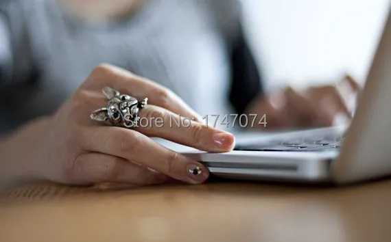 Модные Ретро-украшения в стиле хиппи золотистые/серебристые кольца виде