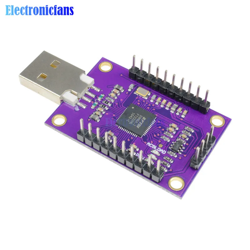 CJMCU FT232H одноканальный высокоскоростной USB 2 0 для JTAG UART FIFO SPI IIC I2C серийный