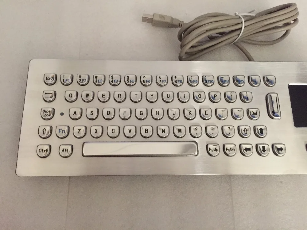 Панель из нержавеющей стали крепление клавиатуры для фронтальной интеграции с