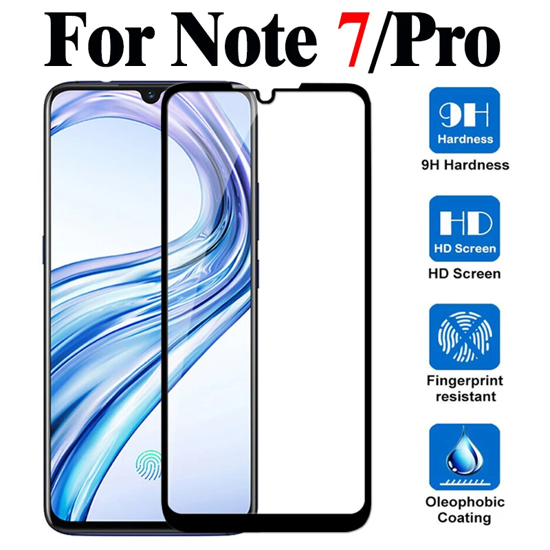 Защитное стекло для xiaomi redmi note 7 pro закаленное защитное note7 ksiomi xiomi экрана note7pro 7pro